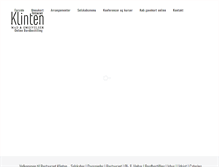 Tablet Screenshot of klinten-faaborg.dk